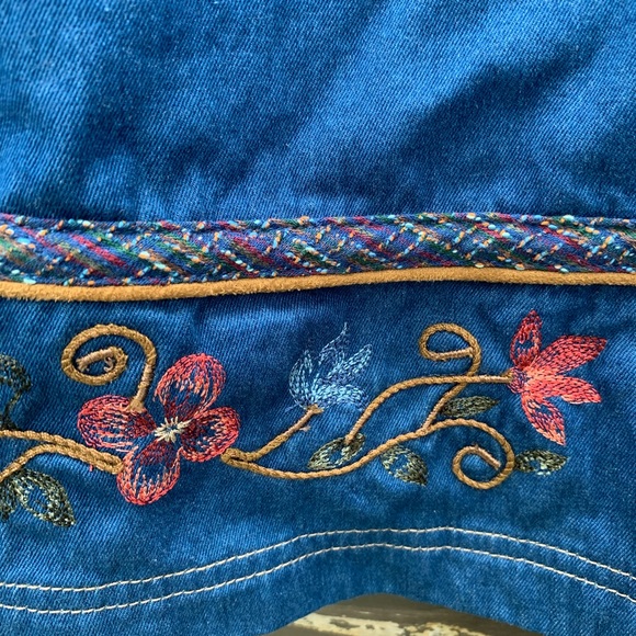 Embroidered Jean Jacket - Picture 3 of 4